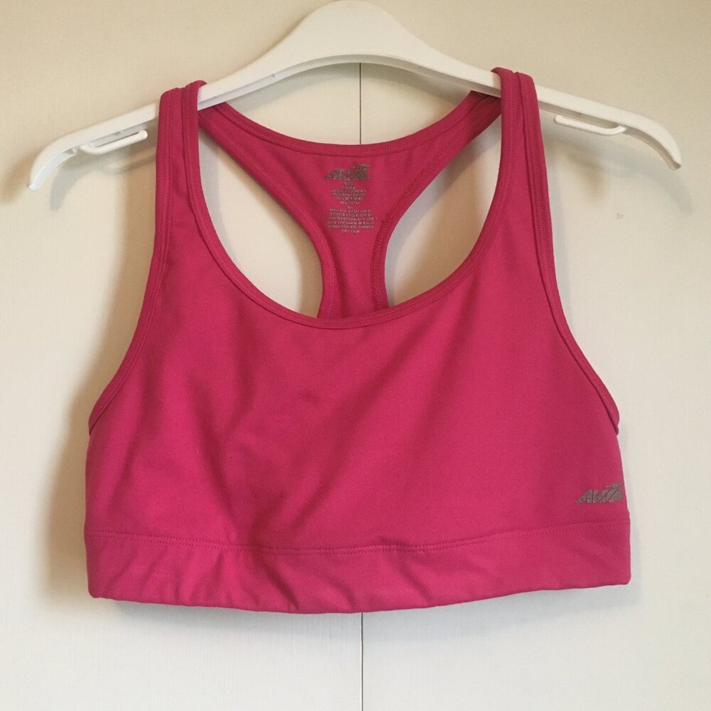 Avia Hot Pink Barbiecore Racerback Sports Bra